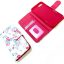 Apple iPhone 7/8/ SE 2020 Print Portemonnee Boek hoesje - Roze bloem