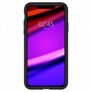 Apple iPhone 11 pro Silicone Zwart Spigen Armor Back cover hoesje