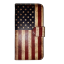 Samsung Galaxy S7 amerikaanse boekcase vlag print hoesje