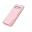 Samsung Galaxy S10 Plus Back Cover Luxe High Quality Leather Case hoesje - Luxe Roze