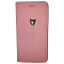 Samsung Galaxy S6 licht roze boek hoesje met extra vakjes voor pasjes