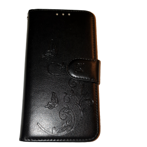 Apple iPhone 11 hoesje zwart boekcase  met extra vakjes voor pasjes en brief geld