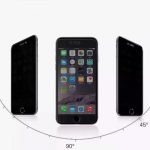 Apple iPhone 6 / 6S  Zwart Privacy Tempered Glass Screenprotectors