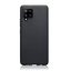 Samsung Galaxy A12 zwart back cover Microvezel binnenkant hoesje