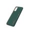 Samsung Galaxy S20 Back Cover Luxe High Quality Leather Case hoesje - Groen Cover