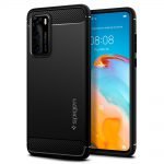 Huawei P40 Spigen Zwart Back cover zwart tpu hoesje