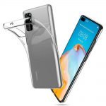 Huawei P40 silicone transparant back cover hoesje