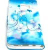 Samsung Galaxy S9 Plus Print Portemonnee Telefoonhoesje keuze uit 8 kleuren - Blauw Print