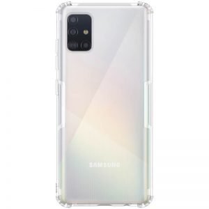 Samsung Galaxy A51 Back Cover Silicone transparant antishock extra stevige hoesje