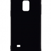 Samsung Galaxy Note 4 Stevige Zwart Silicone hoesje