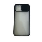 Apple iPhone 12 Mini Zwart achterkant 3D Matte TPU hoesje