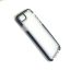 Apple iPhone 7/8/SE-2020 Rood Stevige Siliconen Transparant achterkant hoesje - Zwart Transparant