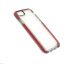 Apple iPhone 7 Plus / 8 Plus Stevige Siliconen Transparant achterkant hoesje - Rood Transparant