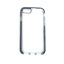 Apple iPhone 7 Plus / 8 Plus Stevige Siliconen Transparant achterkant hoesje - Zwart Transparant