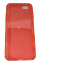 Apple iPhone 6 rood doorzichtig achterkant hoesje
