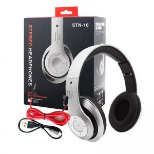 HD stereo bluetooth headset grijs kleur SNT16