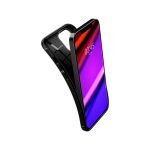 Apple iPhone 11 Silicone Zwart Spigen hoesje