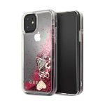 Apple iPhone 11 Pro  Guess Rode Glitter Hoesje