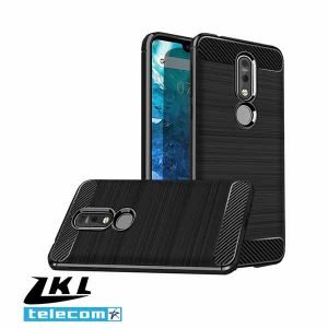 Nokia 7.1 Hoesje silicone zwart