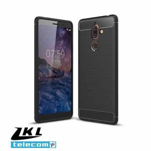 Nokia 7 Plus Hoesje silicone zwart