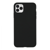 Apple iPhone 11 pro Stevige Silicone zwart backcover hoesje