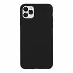 Apple iPhone 11 pro max Silicone zwart hoesje