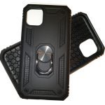 Apple iPhone 12 Pro Max Rood Ring Kickstand Telefoonhoesje