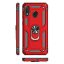 Huawei 30 lite Luxe Stevige hoesje met Ring Kickstand verschillinde kleuren - Rood