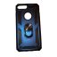 Apple iPhone 7 Plus / 8 Plus- backcover hoesje met Ring Kickstand - Donker Blauw