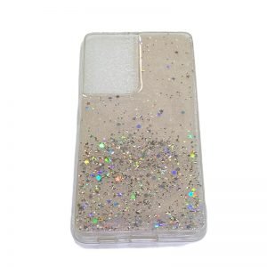 Samsung Galaxy S21/S30 Ultra goud Glitters  achterkant hoesje
