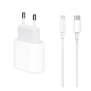 Lightning kabel iPhone oplader en stekker 5W-1A plus USB lader 1m