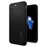 Apple iPhone 7 Plus/ 8 plus Zwart Fashion Spigen Hard Back cover hoesje,
