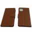 Apple iPhone 13 Portemonnee Wallet Case – TPU  hoesje met pasjes Flip Cover - Boek  beschermend Telefoonhoesje - Bruin