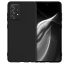 Samsung Galaxy A13 Silicone zwart Stevige Microvezel telefoon hoesje