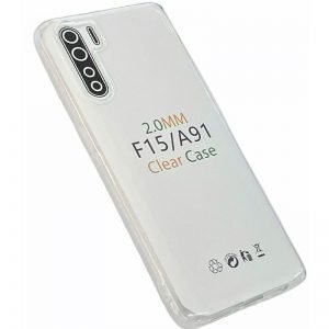 OPPO A91 Transparant achterkant Telefoonhoesje TPU back cover case