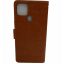 Oppo A15 Portemonnee Wallet Case Boek  beschermend Telefoonhoesje - Bruin