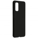 Samsung  Galaxy A53 back cover Silicone zwart Microvezel binnenkant hoesje