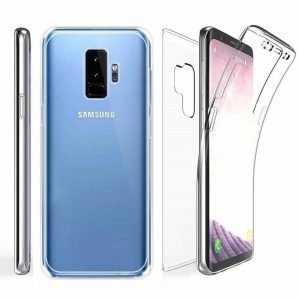Samsung Galaxy S9 Plus Silicone transparant 360 graden (voor en achter) hoesje