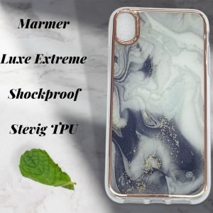 Apple iPhone X /XS Stevige Shockproof achterkant Marmer