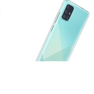 Samsung Galaxy A31 Back cover Silicone transparant 2.0mm hoesje