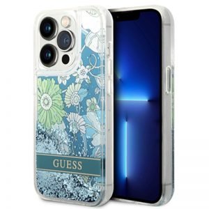 Guess Roze Glitters hoesje Apple iPhone 14 Pro