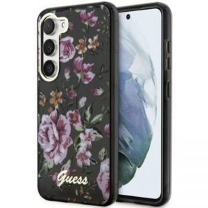 Samsung Galaxy S23 Guess hoesje Flower Black
