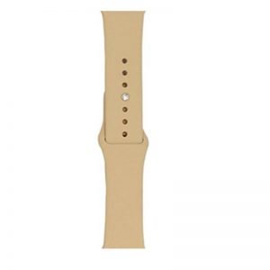 Sportband Silicone Apple Watch Bandje 38/40/41 mm Gouden