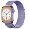 Horloge Bandje Geschikt voor Apple Watch Milanee 38/40/41 mm Paars - Roestvrij staal - Magneet Sluiting
