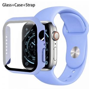 Sportband + TPU hoesje 42/44/45/49 mm Paars voor Apple Watch