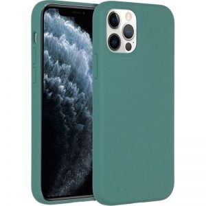 Apple iPhone 13 Pro PU Leer Magsafe Dennennaald Groen Hoesje