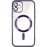 Apple iPhone14 Camerabescherming Magsafe Donker Paars Hoesje