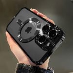 Apple iPhone14 Pro Max Camerabescherming Magsafe Zwart Hoesje