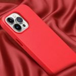 Apple iPhone 14 Pro Max PU Leer Magsafe Karmozijn Rode Hoesje