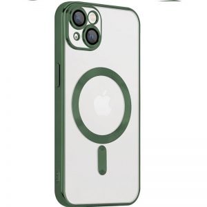 Apple iPhone 11 Camerabescherming Magsafe Groen Hoesje